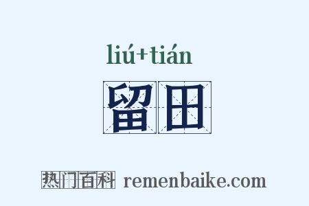 留田是什么意思的图片